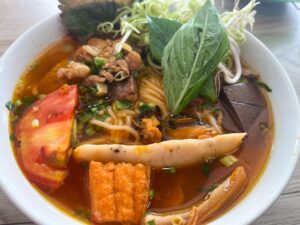 ベトナム料理の写真。ベトナム・ホーチミン郊外を散歩。